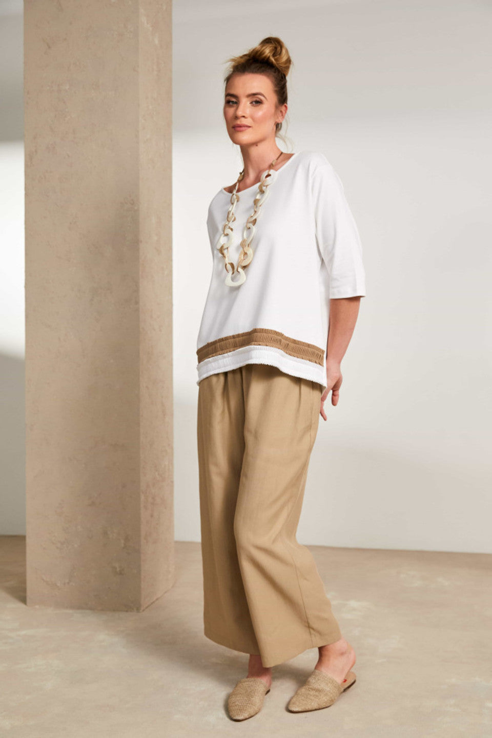 Naya Fudge Soft Pull Up Trouser