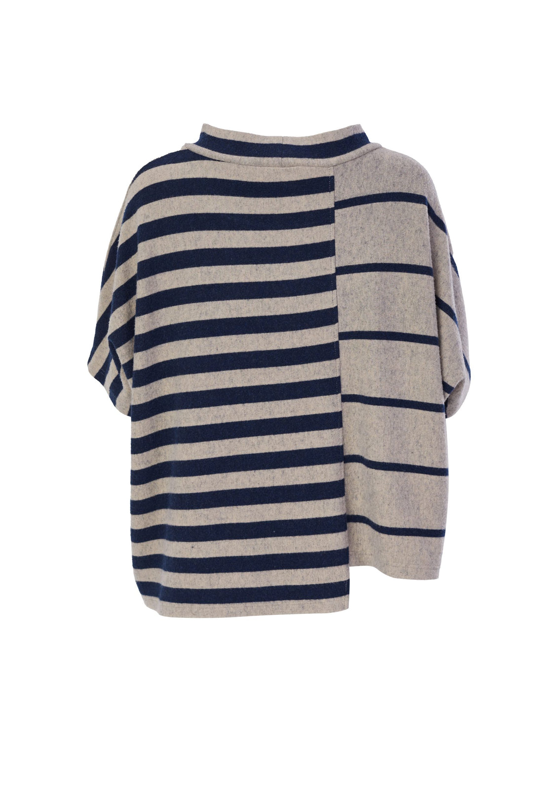 Naya Round Neck Striped Top