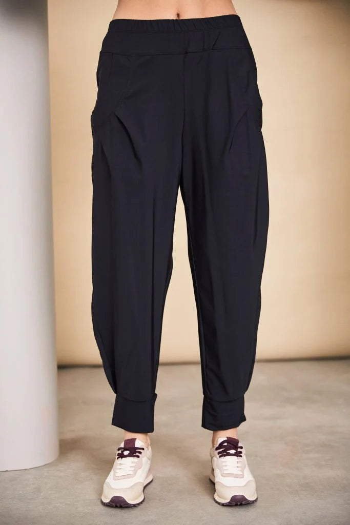 Naya Black Tuck Pocket Trousers