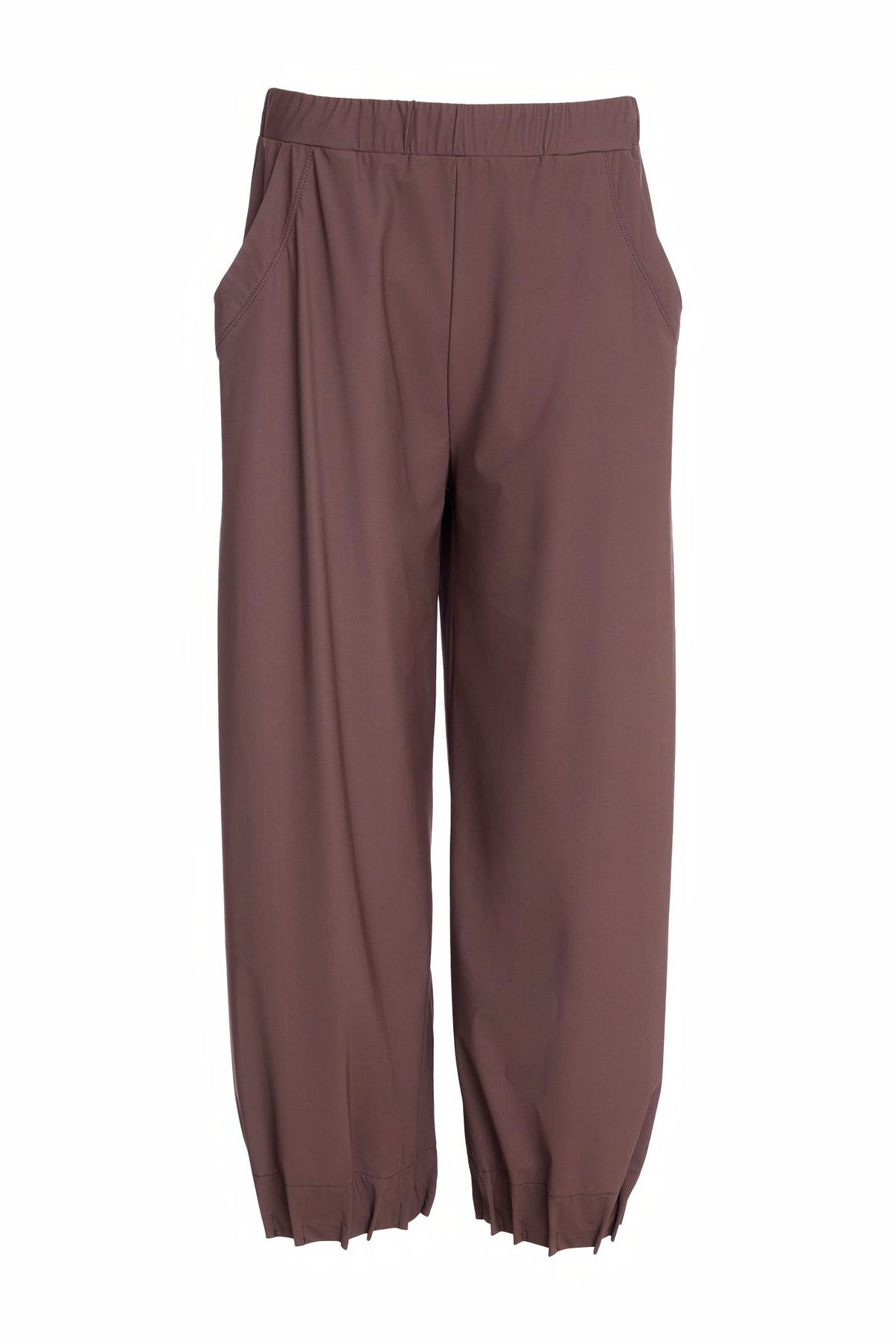 Naya Chocolate Brown Cuff Trouser