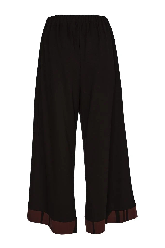 Naya Wide Leg Trouser With Detailed Trim