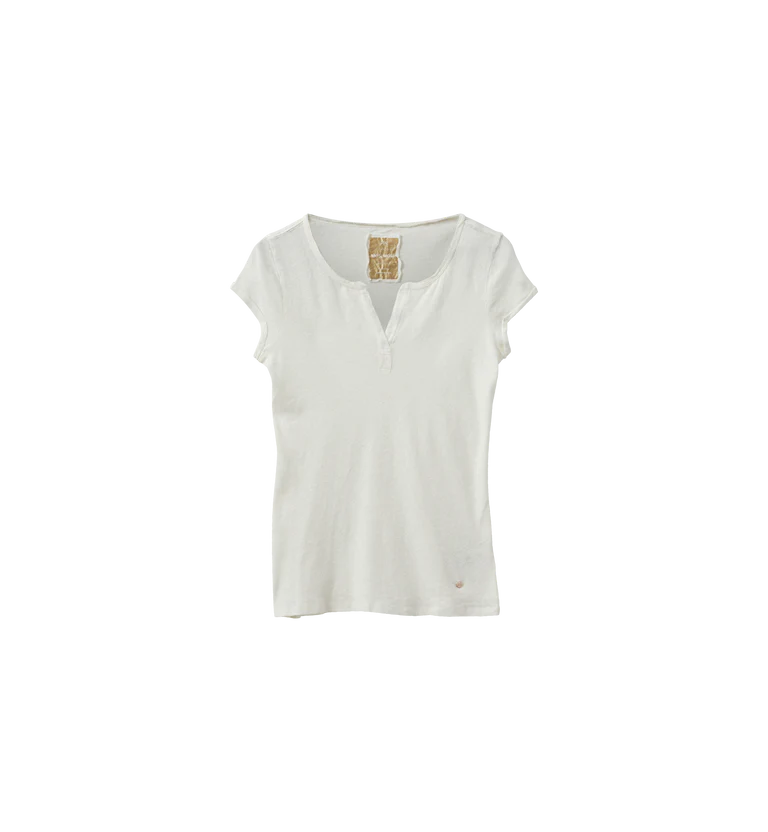 Mos Mosh Ecru Troy Tee