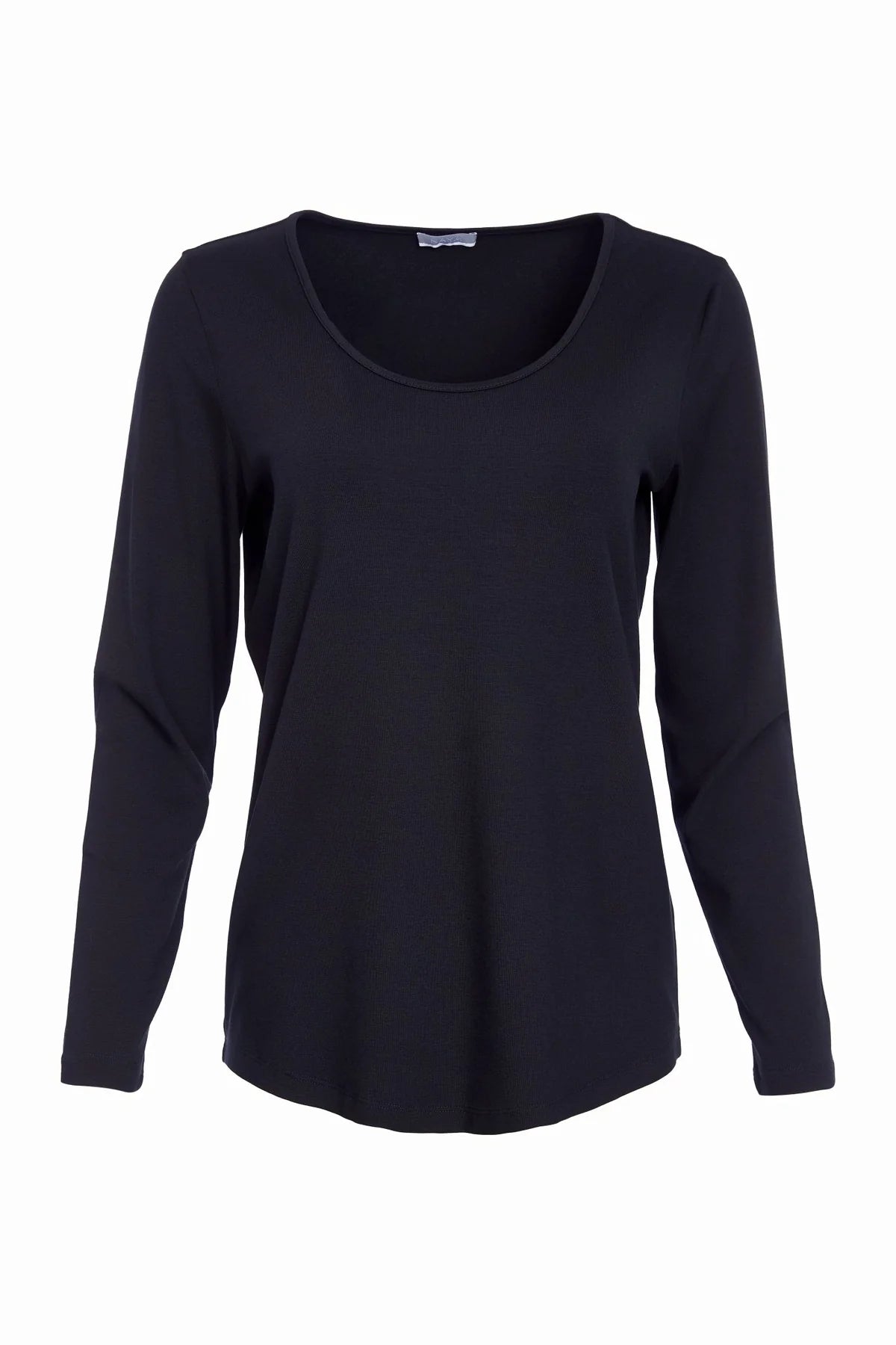 Naya Black Basic Jersey Long Sleeve Top