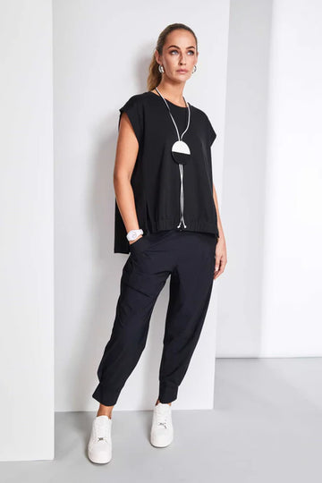 Naya Black Cuff Trouser