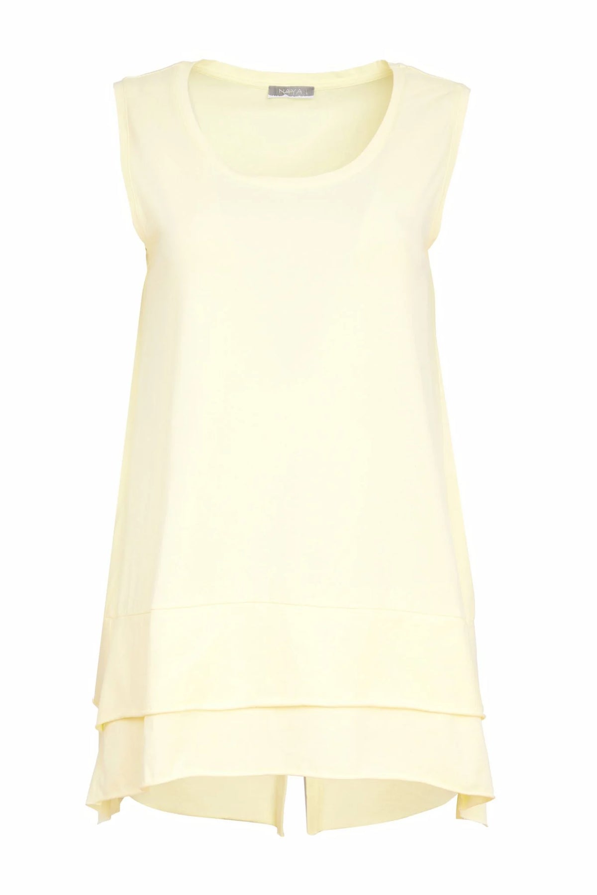 Naya Rawn Hem Vent Panel Top - Lemon