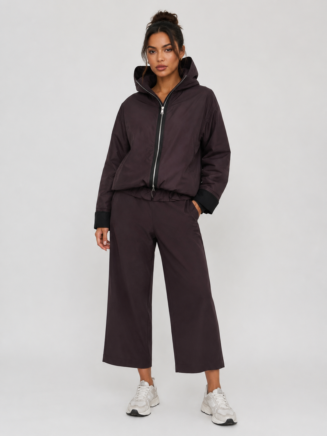 Naya Soft Wide Leg Trouser With Side Pocket