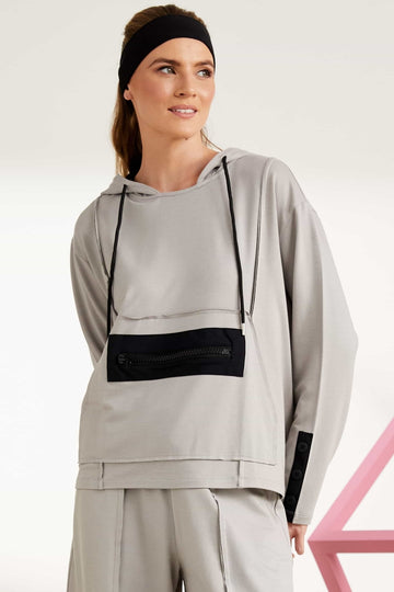 Naya Urban Look Mink/Black Hoodie