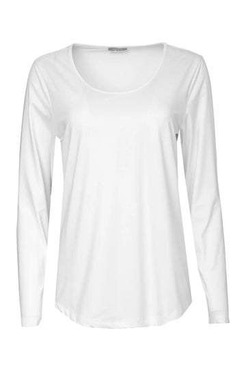 Naya White Basic Long Sleeved Top
