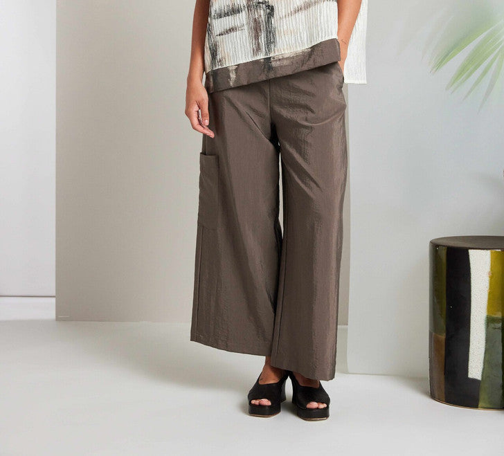 Naya Wide Leg Trousers Taupe