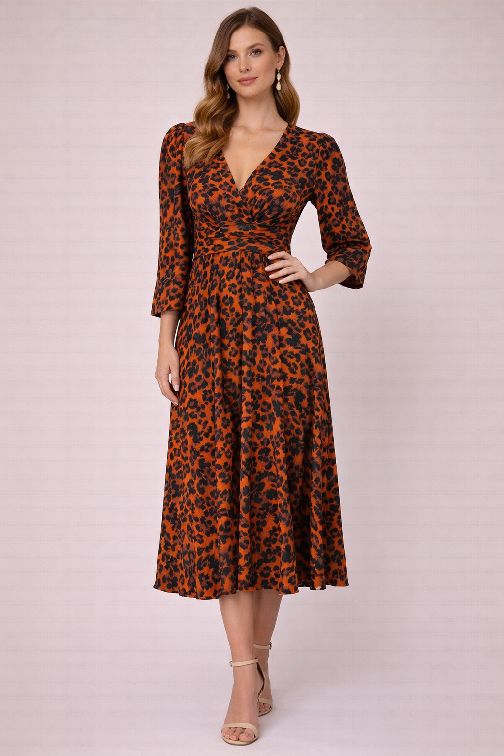 Nissa Animal Print Dress