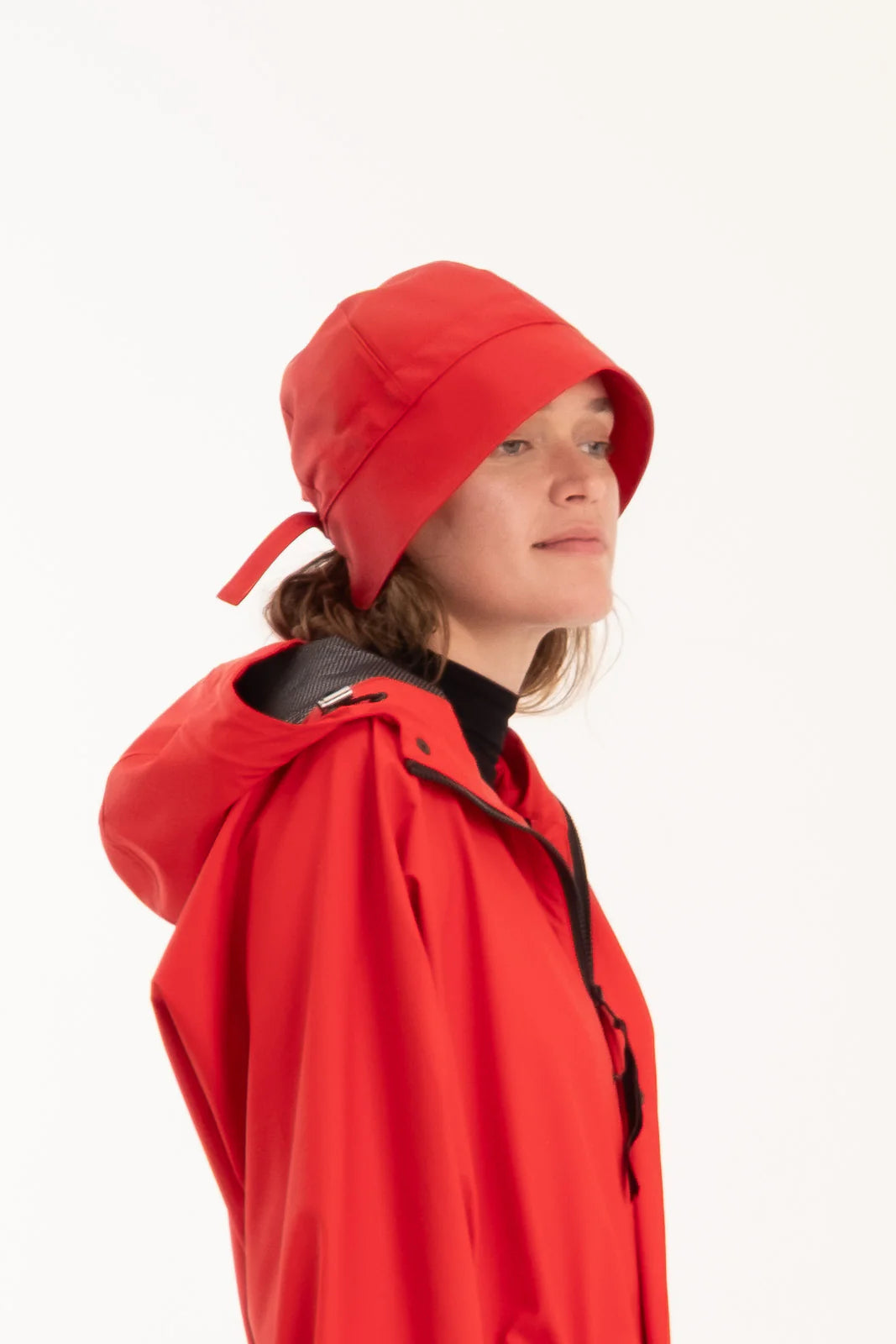 Sheena's Waterproof Rain Cap - Red