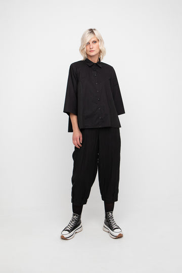 Ozai N Ku Black Artistic Shirt