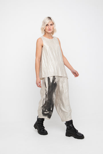 Ozai N Ku Gold Trousers