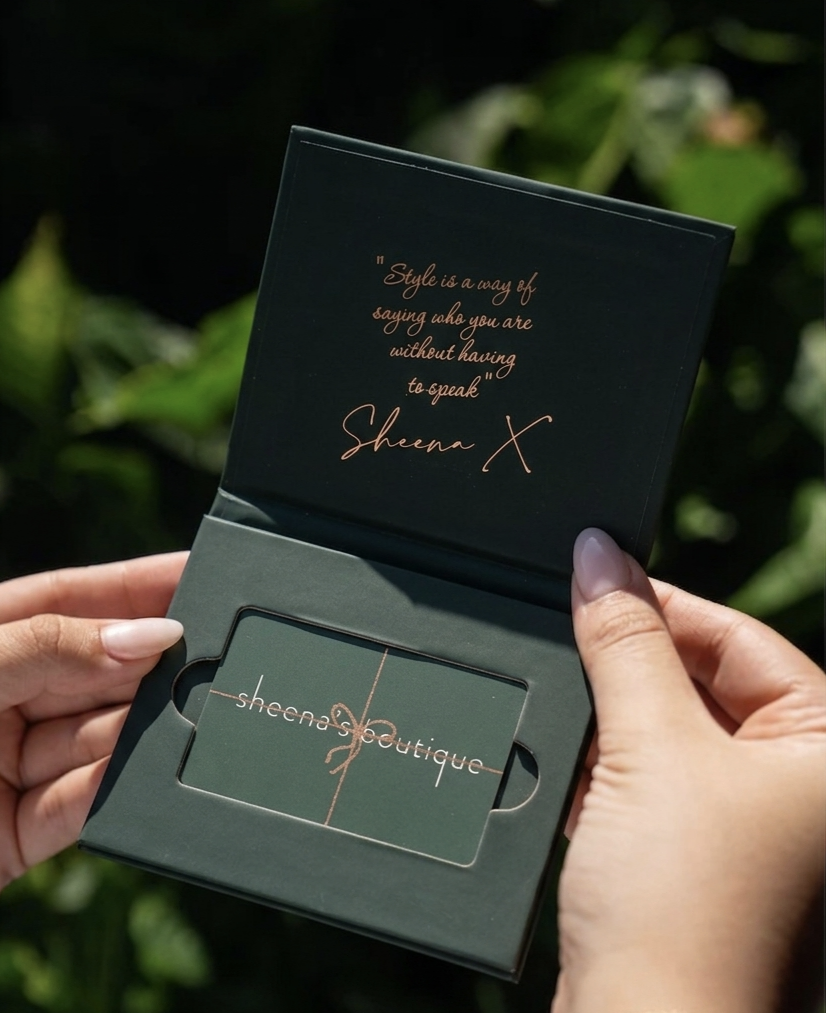 PHYSICAL -  Sheena's Boutique Gift Card