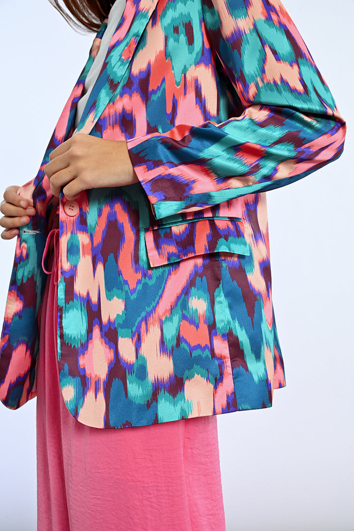 Molly Bracken Multi Young Ladies Woven Jacket