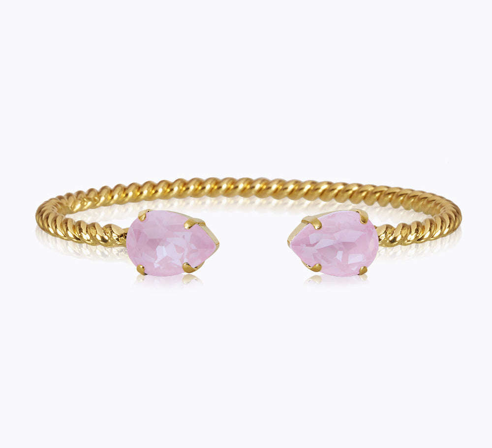 Caroline Svedbom Mini Drop Bracelet Gold Soft Pink