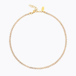 Caroline Svedbom Crystal Navette Necklace Gold