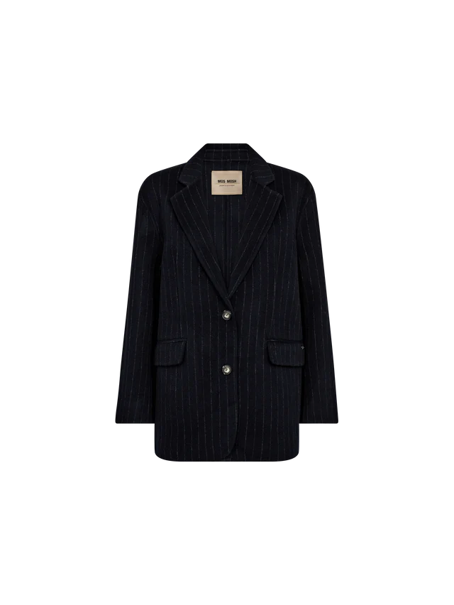 Mos Mosh Salute Navy Karita Idun Wool Blazer