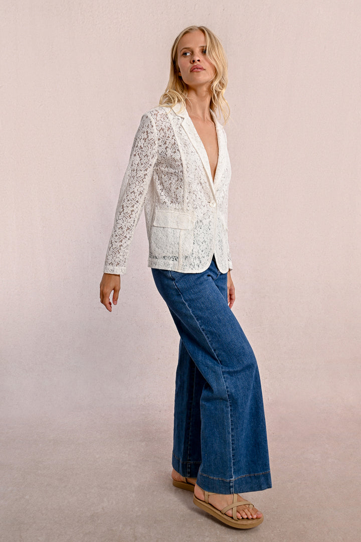 Molly Bracken White Lace Jacket