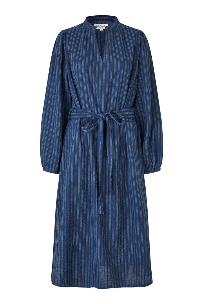 Lollys Laundry Stripe Paris LL Midi Dress