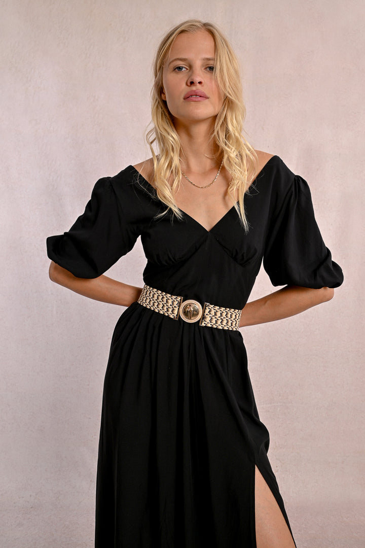 Molly Bracken Beige Front Closure Belt