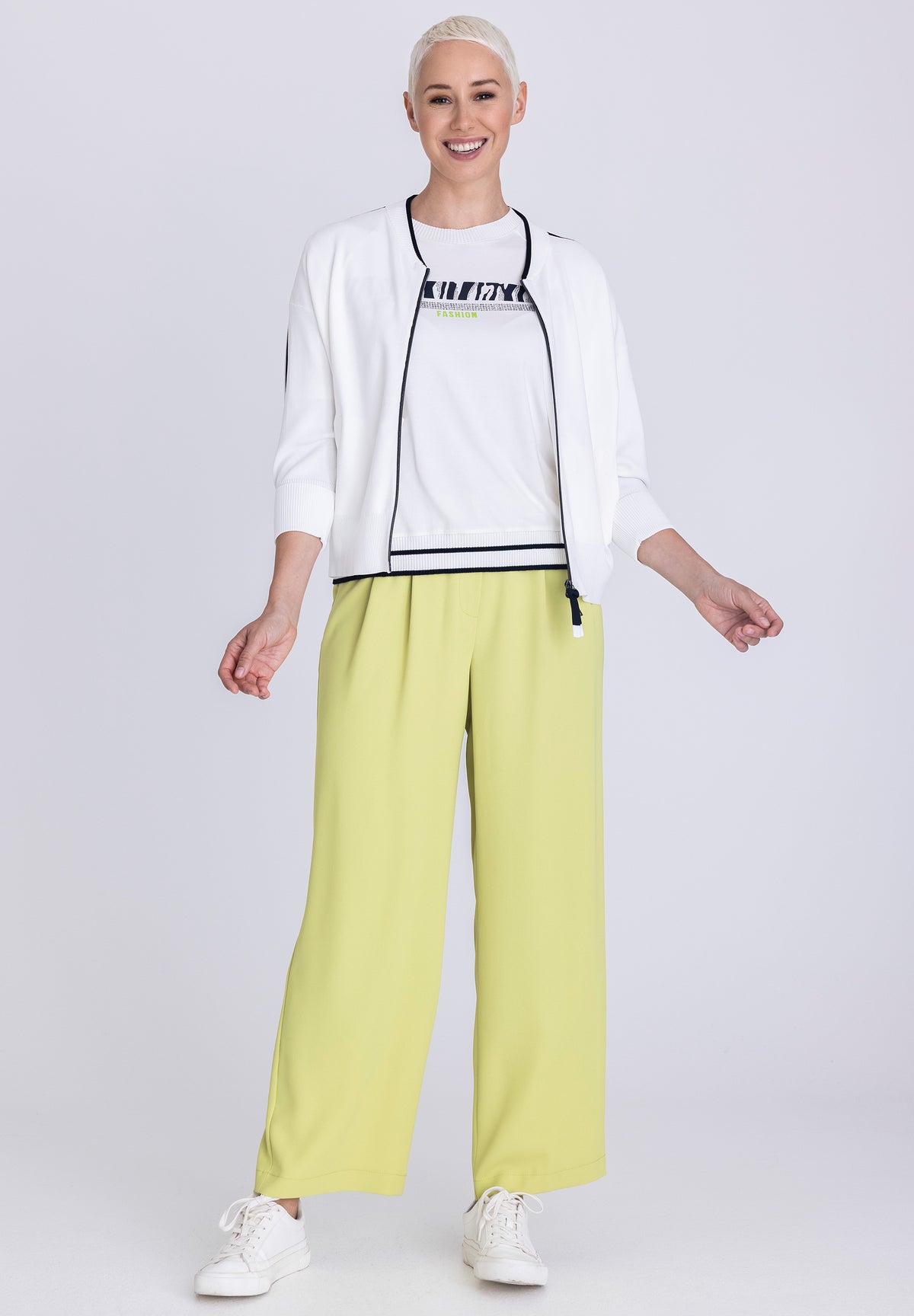 Tuzzi White Accent Stripe Jacket