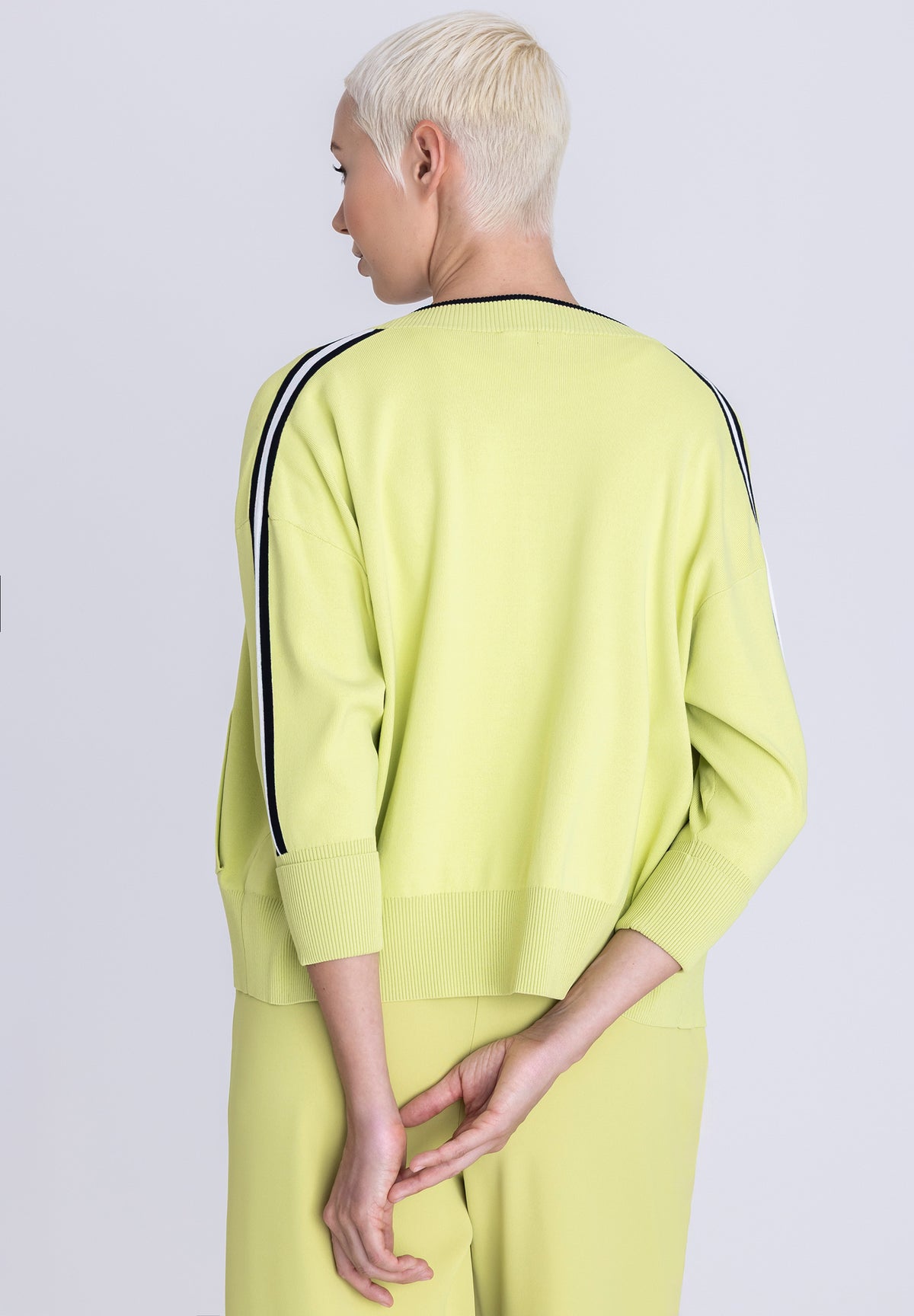 Tuzzi Lime Accent Stripe Jackets