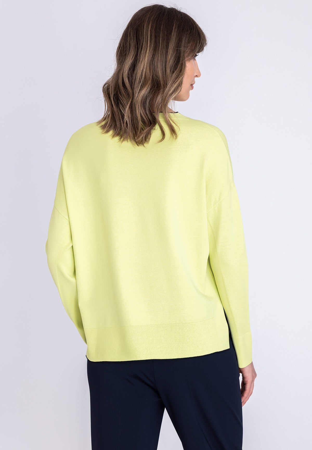 Tuzzi Fine Knit Lime Sweater