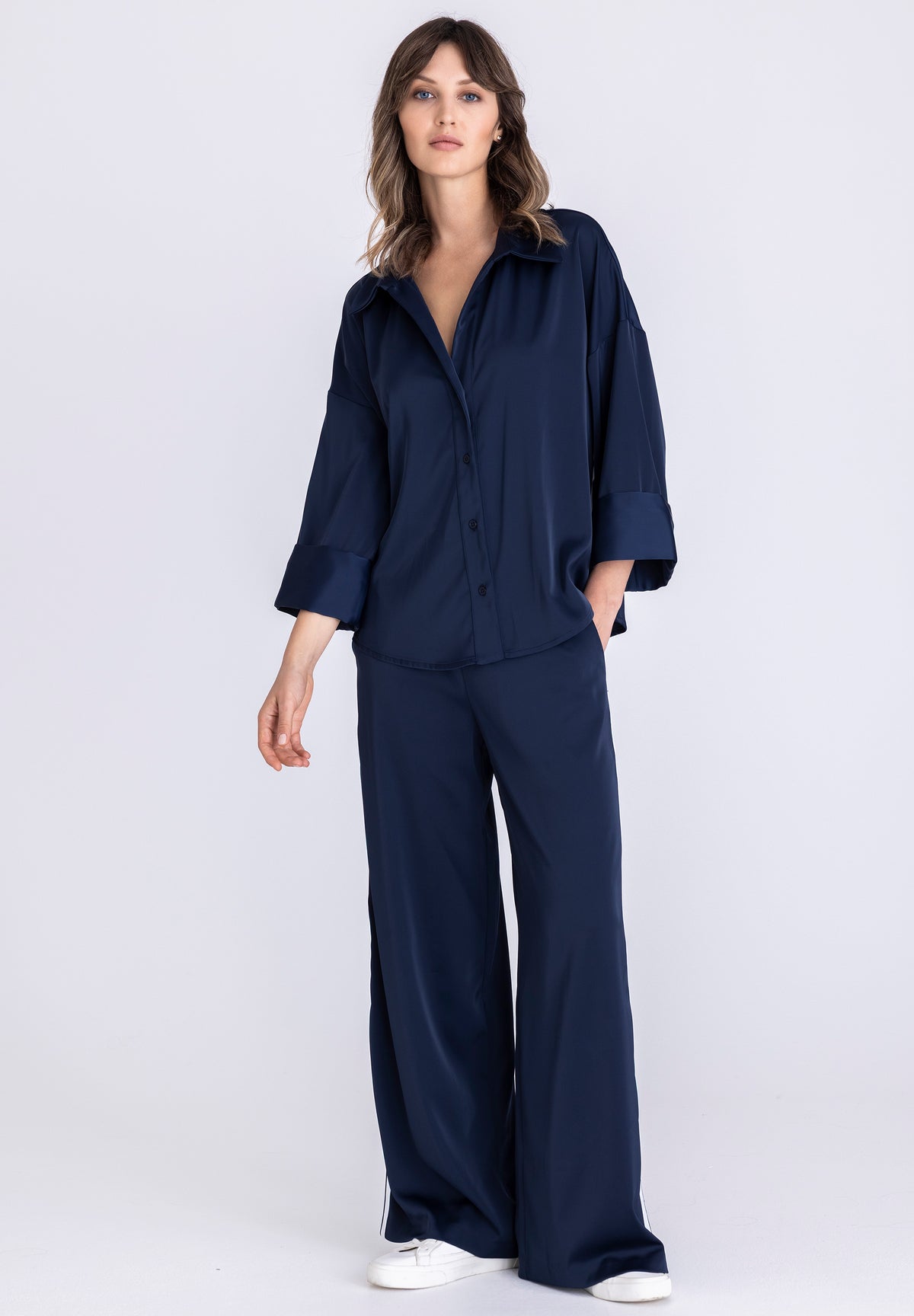 Tuzzi Navy Sport Chic Shirt/Blouse