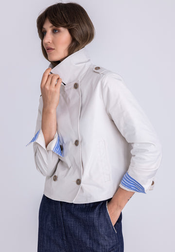 Tuzzi Stand Collar Jacke WIth Turn Up