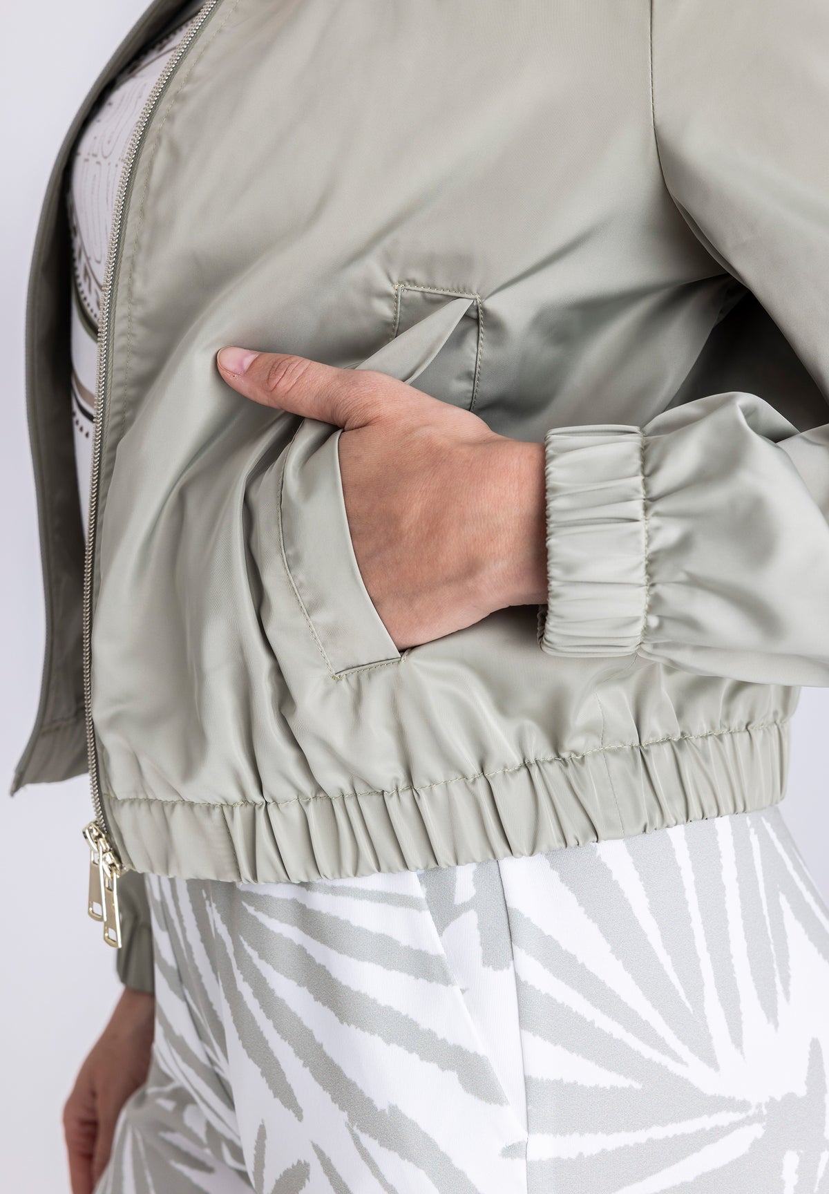 Tuzzi Aloe Bomber Style Jacket