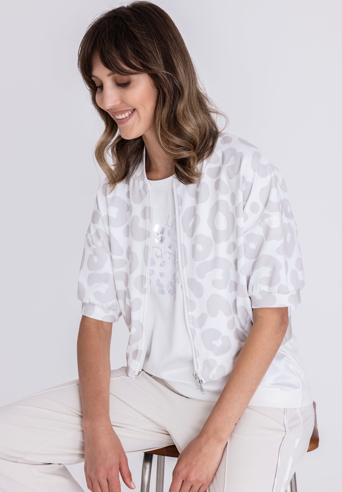 Tuzzi Sporty Chic Abstract Jacket