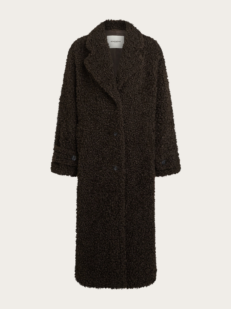 Beaumont Dark Chocolate Long Coat