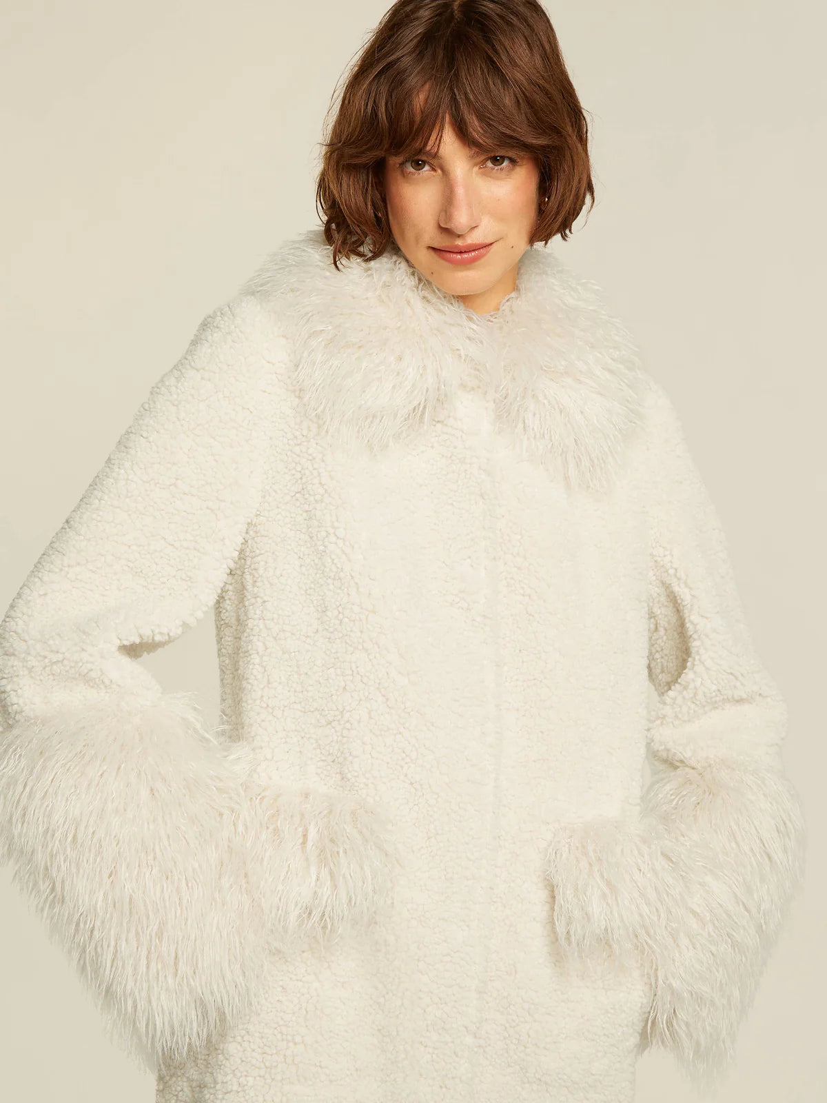 Beaumont White Sienna Coat