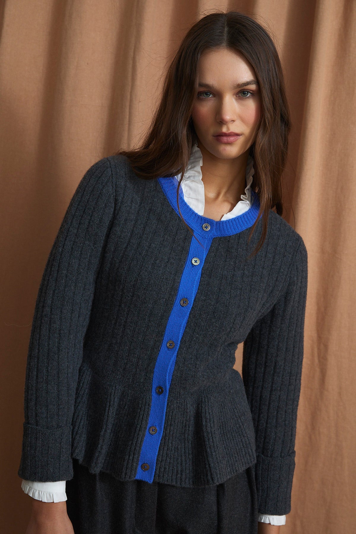 SOPHIE + LUCIE Gris Cardigan