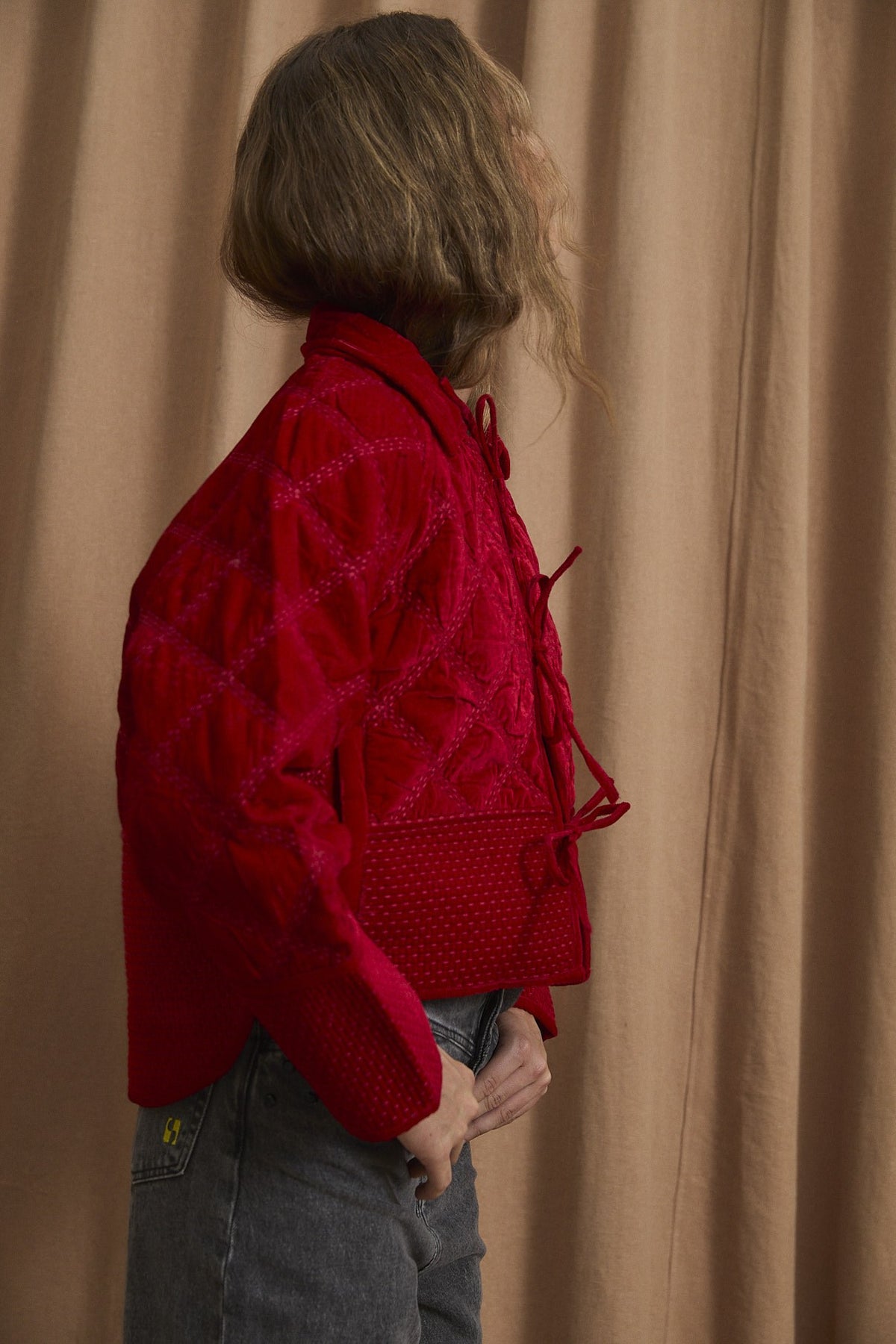 SOPHIE + LUCIE Chaqueta Paloma Padding Rojo Jacket