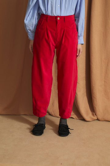 SOPHIE + LUCIE Boyfriend Velvet Trousers