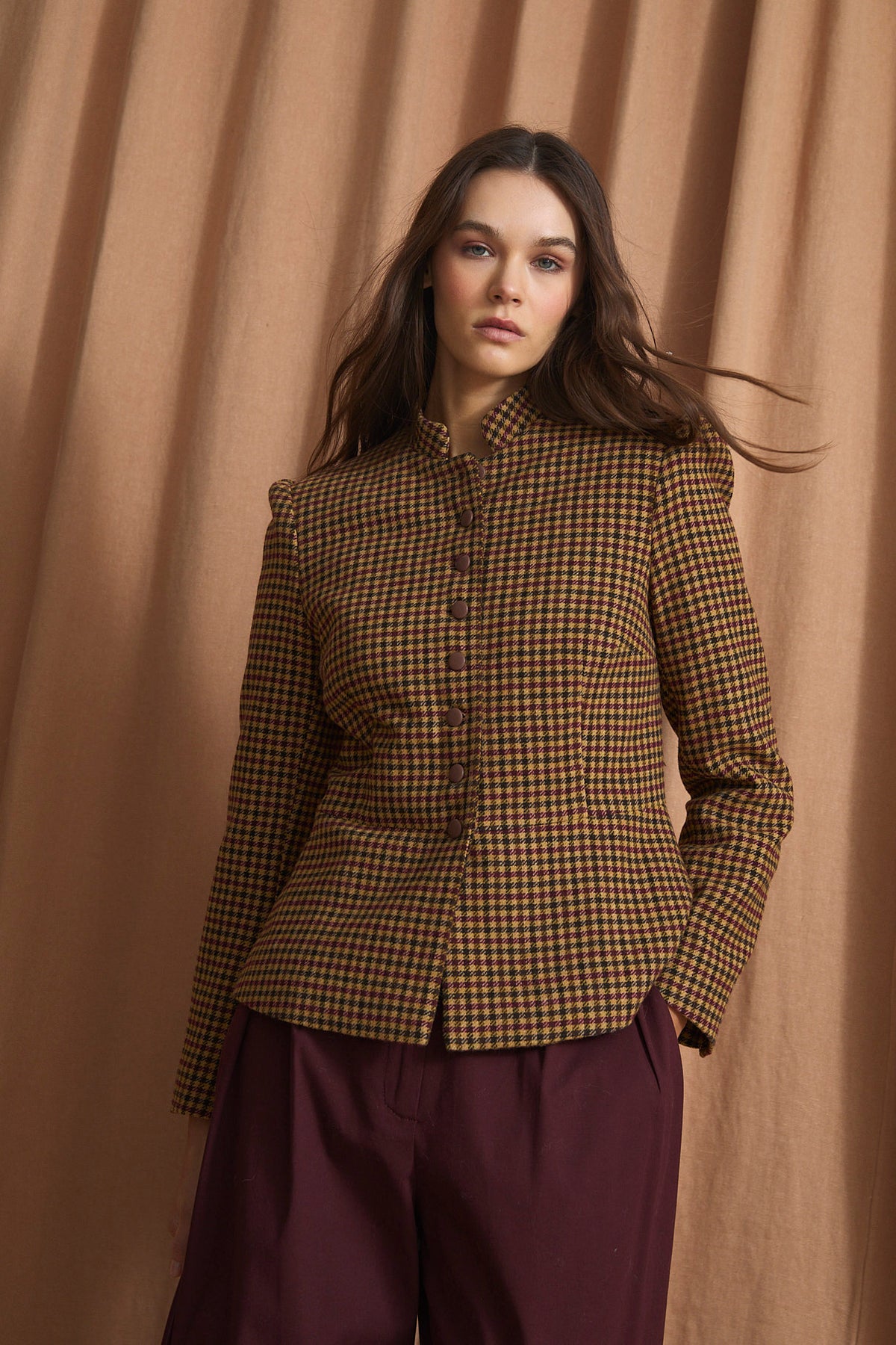 SOPHIE + LUCIE Chaqueta Harvard  Harris/Camel