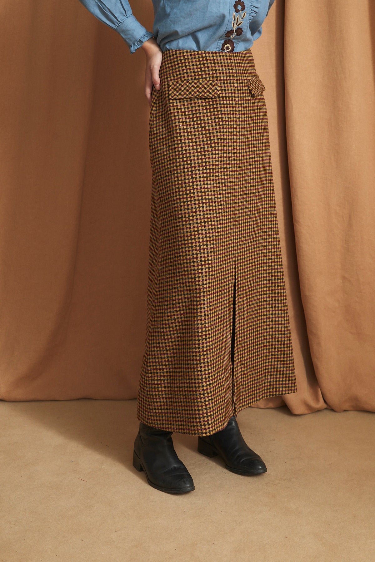 SOPHIE + LUCIE Falda Sara Harris Camel Skirt