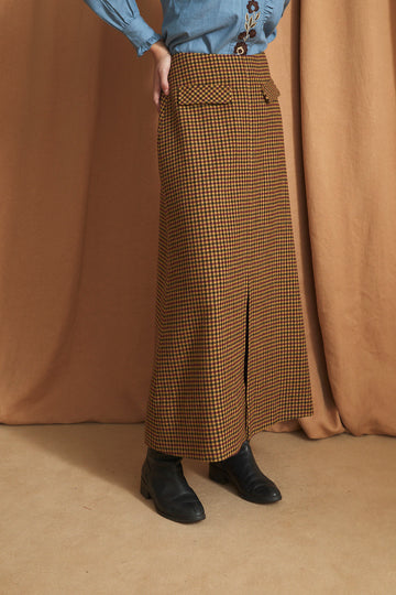 SOPHIE + LUCIE Falda Sara Harris Camel Skirt