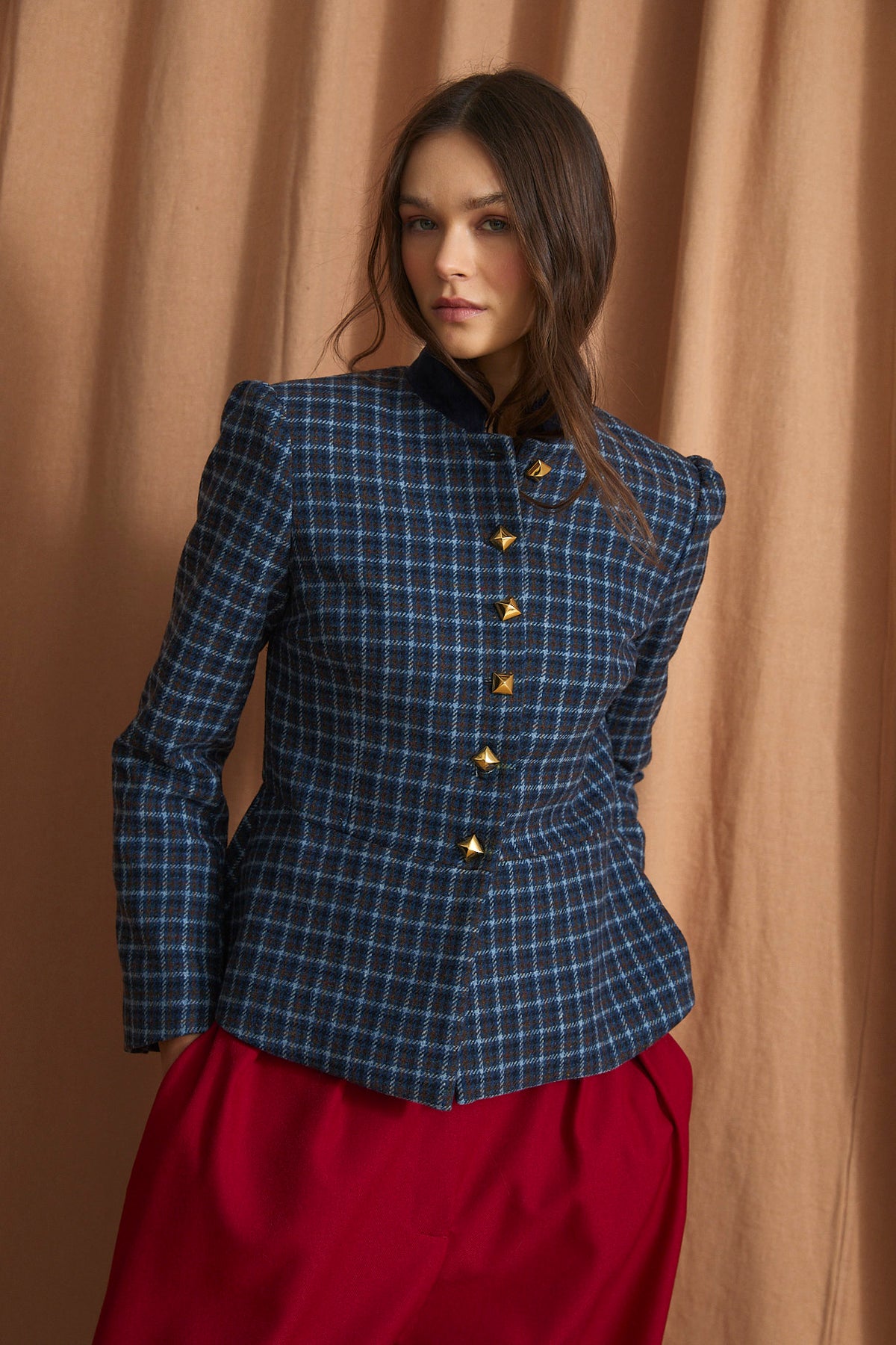 SOPHIE + LUCIE Harvard Azul Jacket