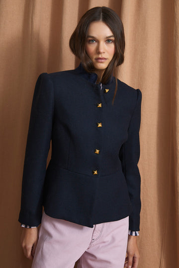 SOPHIE + LUCIE Harvard Diagonal Marino Jackets
