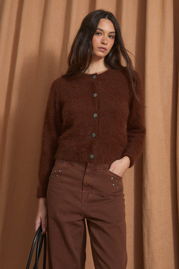 SOPHIE + LUCIE Marron - Cardigan