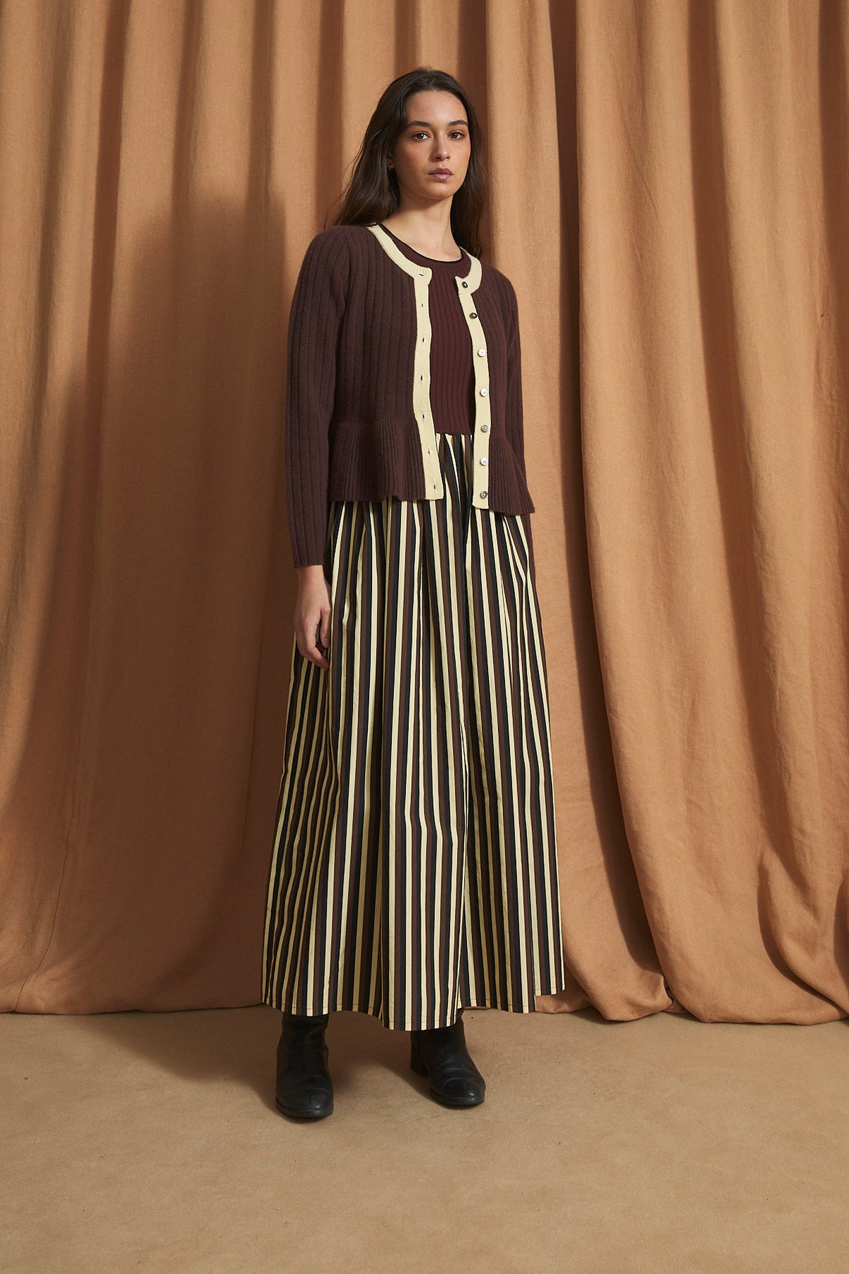 SOPHIE + LUCIE Marron Cardigan