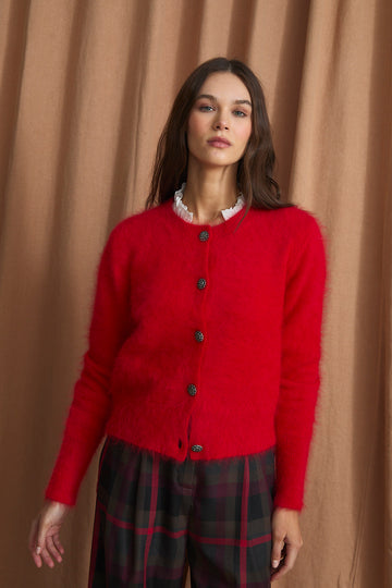 SOPHIE + LUCIE Red Roja Cardigan