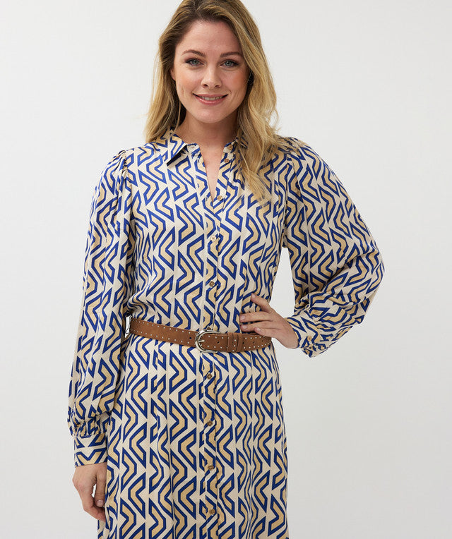 Esqualo Printed Utiopa Dress