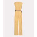 Esqualo Yellow Fancy Crinkle Jumpsuit