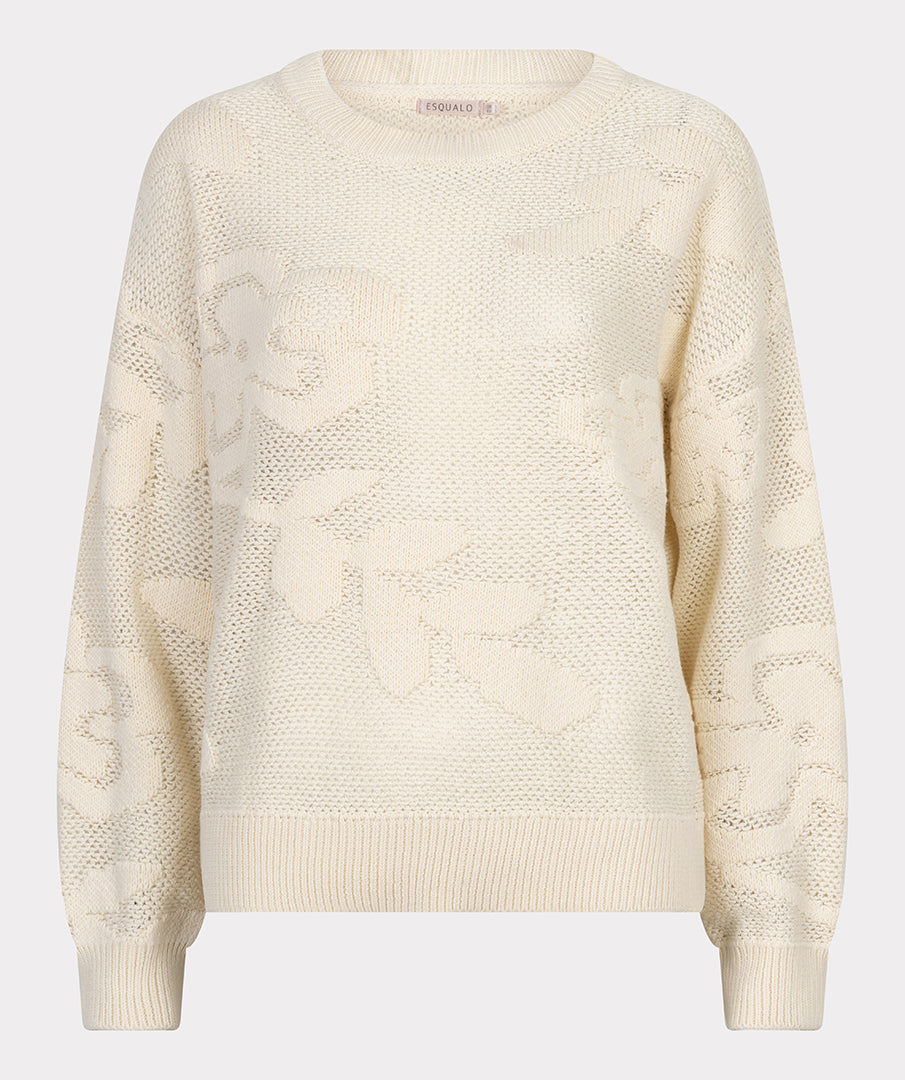 Esqualo Sweater Daisy Knitted Sweaster - Cream