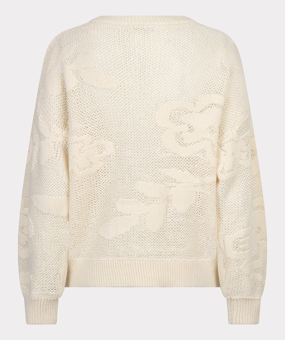 Esqualo Sweater Daisy Knitted Sweaster - Cream
