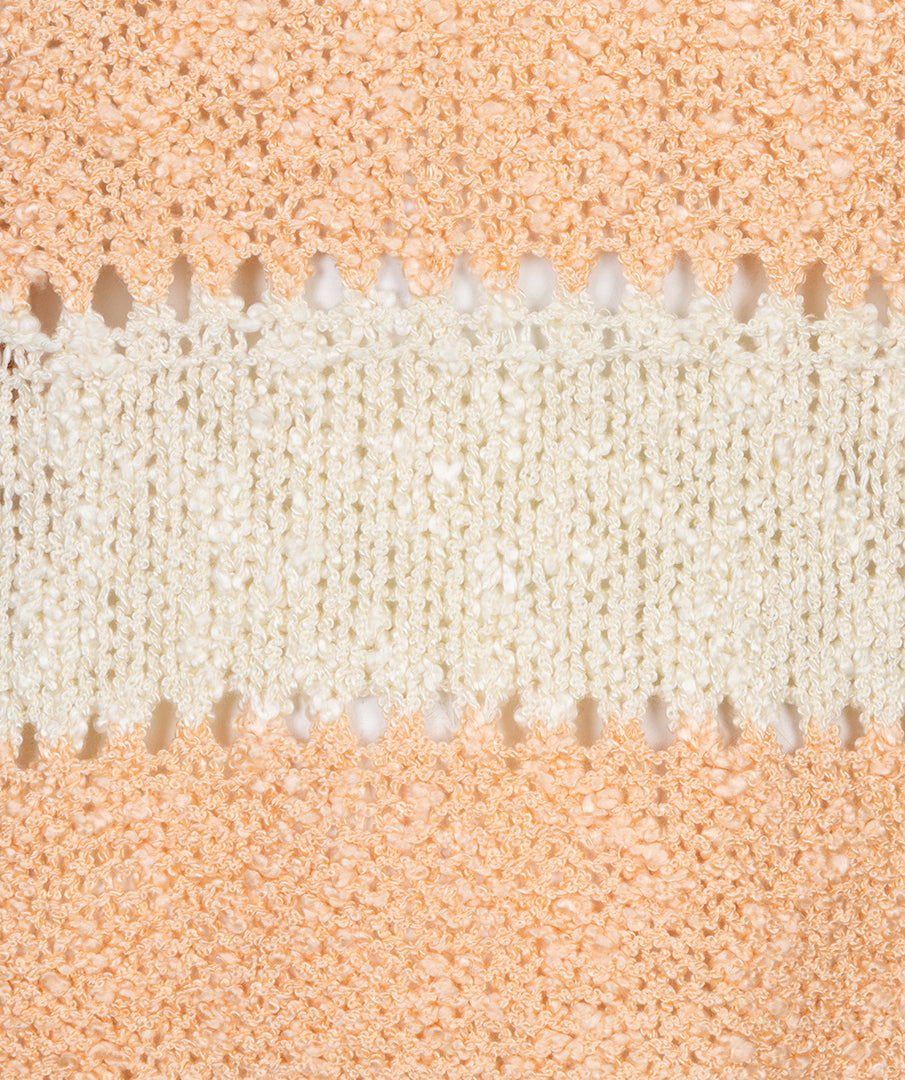 Esqualo Striped Sweater - Ecru/Bellini